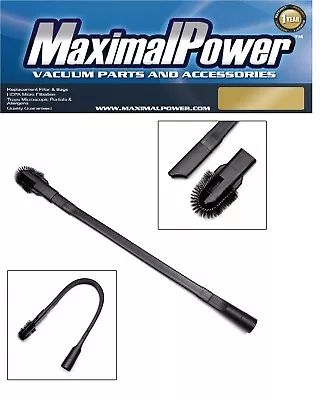 MaximalPower 25  Long Crevice Tool For Vacuum 1.25  Hose Detachable Brush Head • $11.99