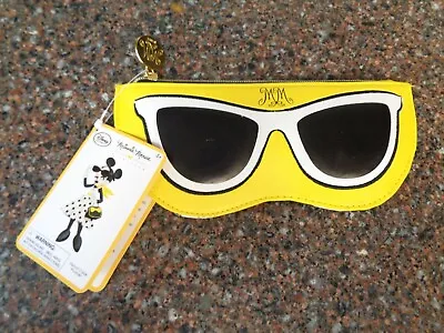 Disney Store Minnie Mouse Signature Collection Pencil Case Sunglass Shape NWT • $18.99