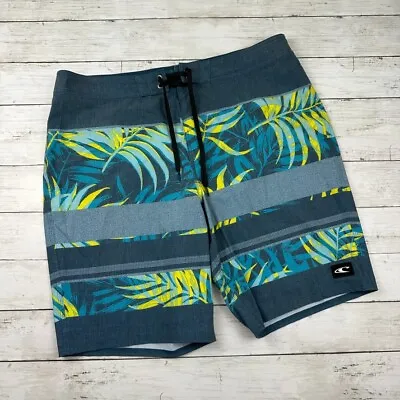 O'Neill Board Shorts Mens 36 Blue Tropical Floral Stretch Surf • $11.38