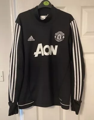 Adidas Manchester United Training Top MUFC  Climacool Pullover  Size S • £4.99