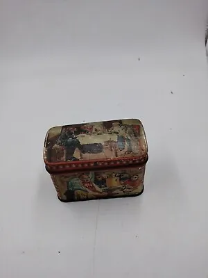 Rare Pictorial Circa 1900 Russian Imperial Antique Tin Tea Box Wissotzky Russia  • $98.90