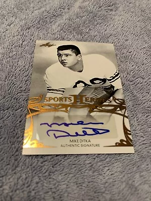 Mike Ditka 2013 Leaf Sports Heroes Autograph • $55