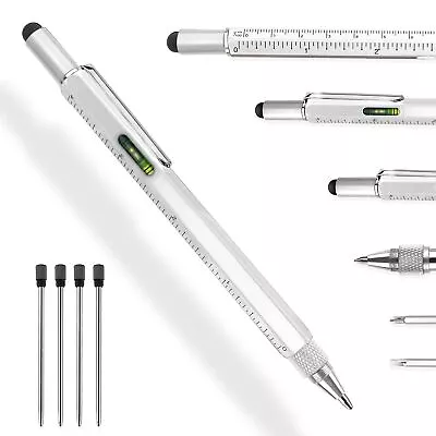 Gifts For Men Multitool Tech Tool Pen Set Cool Gadgets 6 In 1 Multi Tool Pen ... • $12.55