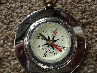 Dalvey St/St & Brass Compass - Top Quaity - Made In Scotland - NWT - GIFT Idea! • £59