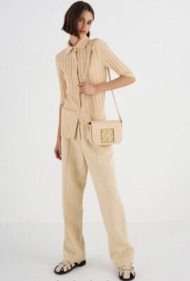 $155 • Buy Oroton Lane Crossbody Bag Creamed Honey NEW Rrp $429