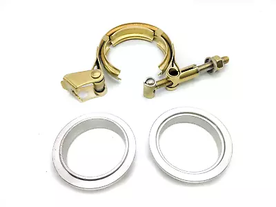 $49.99 • Buy NGR V-Band Kit (6061 Aluminum) V Band Flange Clamp Assembly (Gold) - 4 Inch