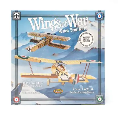 Wings Of War: Watch Your Back! English Edition Included SEALED NEXUS GAMES WWI • $38.24
