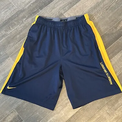 Marquette University Men's 10  Basketball Shorts Blue Dri-Fit Size M 32-34 • $19.95