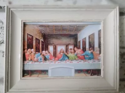 32 X 27 Cm Frame: Leonardo Da Vinci The Last Supper Antique Style Frame • £15.98