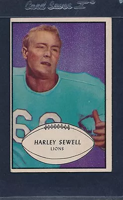 1953 Bowman #058 Harley Sewell Lions VG/EX 53B58-40715-2 • $17.50