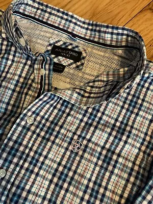 Ariat Shirt Men’s  XXL Button Pro Series Long Sleeve Plaid Shirt • $22.99