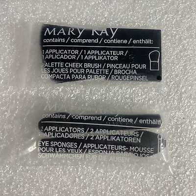 Mary Kay Palette Cheek Brush & Eye Sponge Lot Of 2 • $9.99