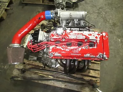 $6500 • Buy Jdm Honda Acura Integra Type R B18c Engine Spec-r B18b 5speed Transmission Mt
