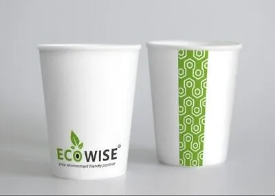 7 Oz Paper Cups Disposable Paper Cups PARTY Juice Cold Drinks Water ECO FRIENDLY • £7.99