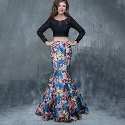 Nina Canacci Style# 2173 Floral Watercolor Mermaid Prom Formal Dress *SKIRT ONLY • $85