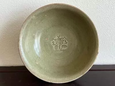 Chinese Yuan Dynasty Longquan Celadon Bowl / W 16.2[cm] / Plate Qing Ming Pot • $549.99