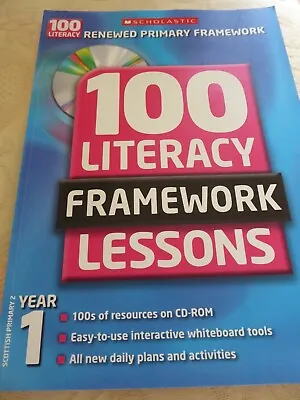 £1.99 • Buy 100 LITERACY FRAMEWORK LESSONS Year 1 + Cd Teaching Home School