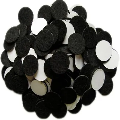 300Pcs 13mm Felt Circles Black Dalmatian Felt Spots Black Felt Dots  For DIY • £6.34