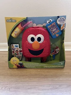 Sesame Street Have A Sesame Day Bag Set Elmo Backpack Set -NEW IN BOX- • $20