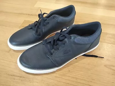 Lacoste Minzah Mens USA 11 Shoes Footwear Dark Blue Navy • $69.69