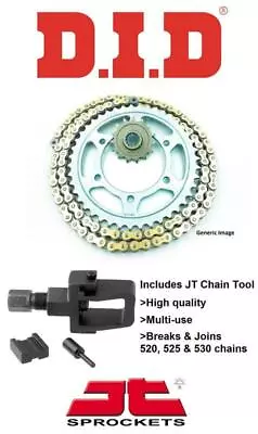 Honda XL1000 V Varadero 99-13 DID VX3 Gold X-Ring Chain + JT Sprockets + Tool • $195.26