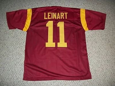 MATT LEINART Unsigned Custom College Red Sewn New Football Jersey Sizes S-3XL • $30.44