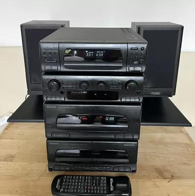 Kenwood Hi Fi Stack System With Mission Speakers Stands And Remote • £100