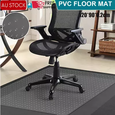 Chair Mat Office Carpet Floor Protectors Home Room Computer Work 120X90 • $27.99