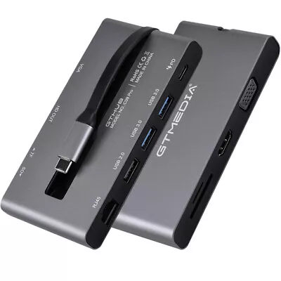 9 In 1 Multiport USB-C Hub Type C To USB 3.0 4K HDMI Adapter For Macbook Pro/Air • $12.99