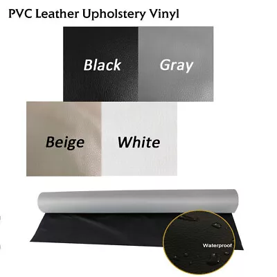 Marine Vinyl Upholstery  Fabric Material Grade Faux Leather Outdoor Boat Lot • $18.99