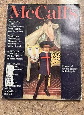 Vintage MCCALL'S Magazine August 1967 -- *Good Condition* • $7