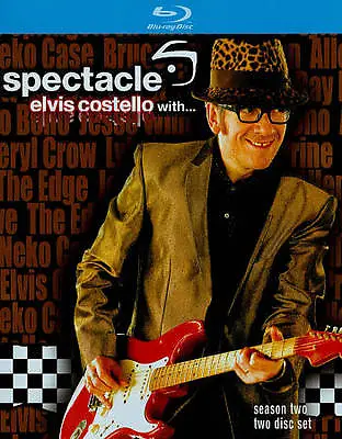 Elvis Costello With Spectacle Complete Season Two 2xBlu-Ray U2 Bruce Springsteen • $28.89