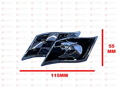 Black HSV Racing Flag Badge Emblem Holden Commodore  V8 SV6 SS SV8 GTS R8 Maloo • $25.99