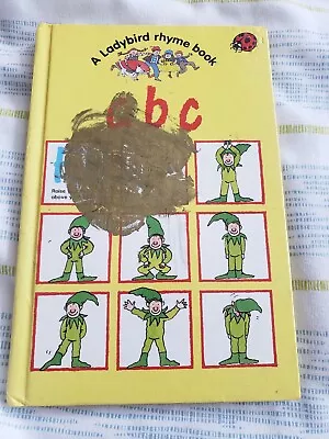 LADYBIRD RHYME BOOK ~ ABC Abc ~GOOD CONDITION ~ SEE LISTING • £2.99