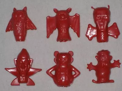 MONSTER CEREAL PENCIL TOPPERS - LOT Of 6 RED - VINTAGE PREMIUM • $5.99