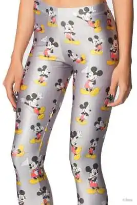 BlackMilk S Mickey Mouse Tight Leggings Disney Pants Character Disneyland AS IS • $79.95