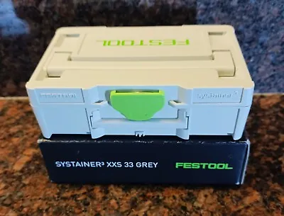 LE Festool Micro Systainer3 XXS Grey Tool Box Brand New In Box!! • $29.95