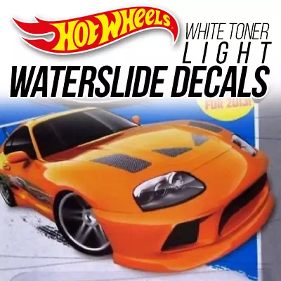 1/64 Scale TOYOTA SUPRA MK4 Head Tail Light WaterSlide Decal Custom Hot Wheels • $3.99