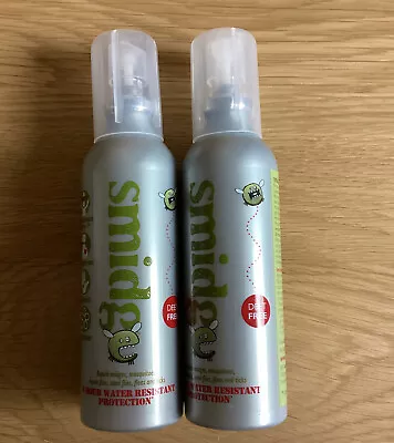 £10 • Buy Smidge That Midge Insect Repellent 75ml  X2 New Unused