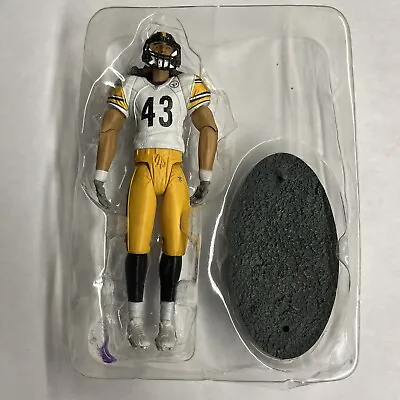 Troy Polamalu  Pittsburgh Steelers Re Plays Football Figure 2007 • $19.99