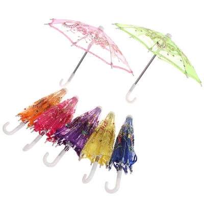 $5.34 • Buy Mini Kids Chinese Vintage Handmade Lace Embroidered Umbrella Dance Wedding Pr JC