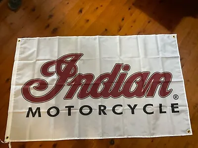 Indian Motorcycles Motor Bike. Man Cave Flag Wall Hanging Bar Poster Home Decor • $44