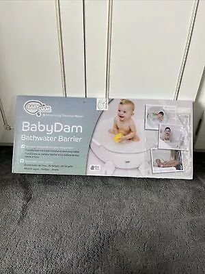 Baby Dam Bath Water Barrier Water Saving Grey Brand New • £21.02