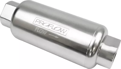 PFEFS301P-100 Proflow Fuel Filter Inline Mount 100 Microns Billet Aluminium  • $148.67