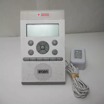 Eton American Red Cross ZoneGuard Weather Radio Alarm Clock 90db Siren Alert LED • $27.99