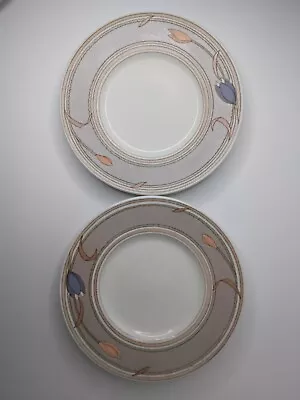 LOT OF (2) Meadow Sun Mikasa China Intaglio Tulips Bread/Butter Plates 6 5/8  • $10.99