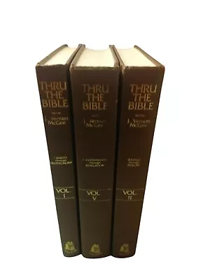  Thru The Bible Incomplete Volume Set 3/5 Hardcover  Book • $56.99