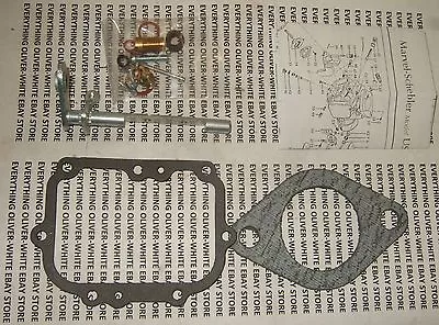 Oliver Tractor 1750 1800 1850 Gas Carburetor Repair Rebuild Kit Marvel Schebler • $41.99