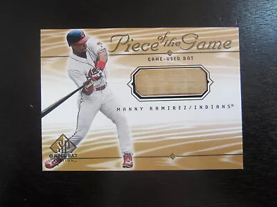 2000 SP Game Bat Piece Of The Game # MR Manny Ramirez Bat Card (B101 ) Cleveland • $9.99