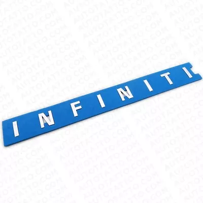 For Infiniti Rear Trunk Lid Logo Letter Badge Emblem Nameplate Sport Chrome • $44.99